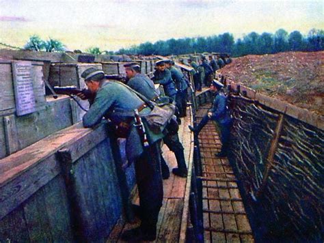 Image result for WW1 Trenches Color