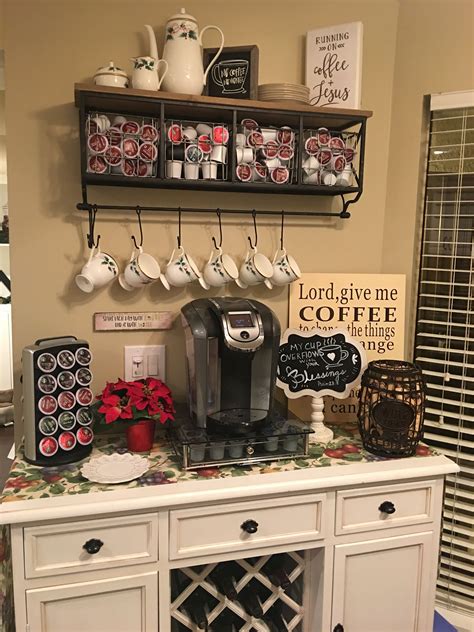 Small Home Coffee Bar Design Ideas