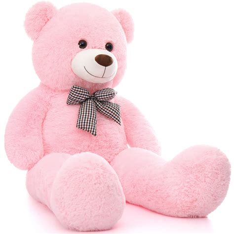 MorisMos Giant Teddy Bear Stuffed Animals, Big Teddy Bear Plush, Pink ...