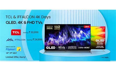 TCL India, TCL Days, iFFALCON, iFFALCON TV, Smart TV, Android TV, IT ...