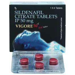 Vigore 50 Red Tablet | Uses, Side Effects, Price | Apollo Pharmacy