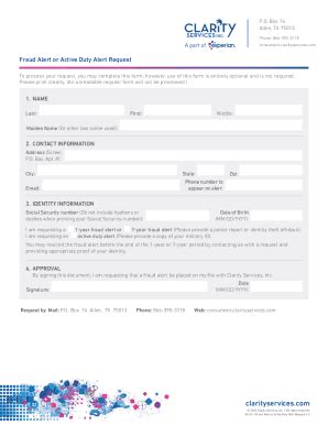 Image result for Documents for Fraud Alert