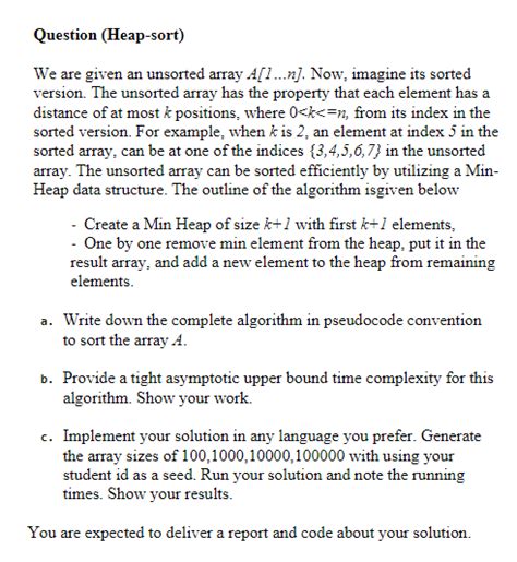 Image result for Unsorted Array Example
