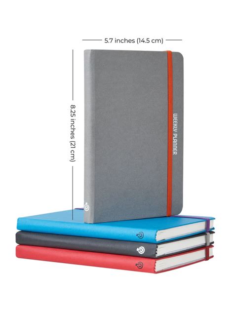 Organise- It Hardbound A5 Weekly Planner - Grey – Doodle Connect