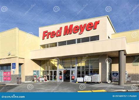 Fred Meyer Gas Station Editorial Image | CartoonDealer.com #97752076