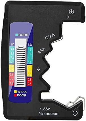 D-FantiX Digital Battery Tester for AAA AA C D 9V 1.5V, Household ...