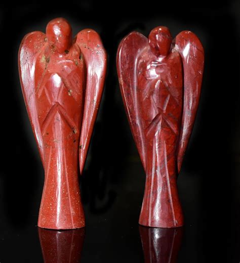 Beautiful Red Jasper Angel 2'' Inch – Crystal Empire Siri
