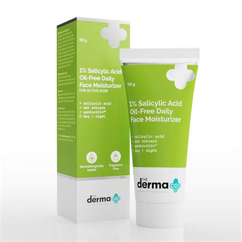 The Derma co.1% Salicylic Acid Oil-Free Moisturizer For Face with Oat ...