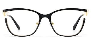 Aria Eyeglasses in Round Gold Frame | Zeelool