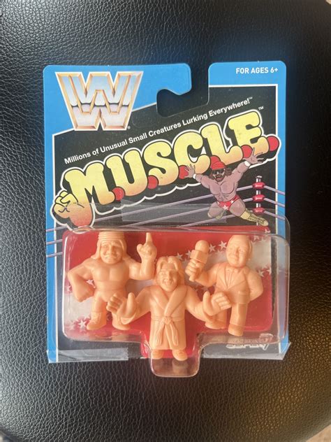 WWE Legends Wrestling MUSCLE Men Figures Mean Gene Iron Sheik Ric Flair ...