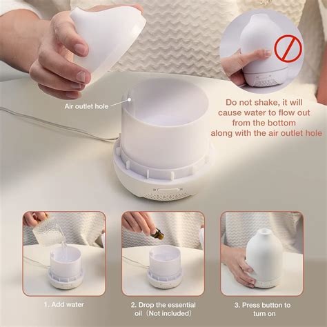 Buy ఎసెన్షియల్ ఆయిల్ డిఫ్యూజర్ అరోమాథెరపీ హ్యూమిడిఫైయర్ - 150 ఎంఎల్ ...