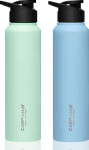 CASPIAN /// Stainless Steel Water Bottle for Home Fridge School Kids ...