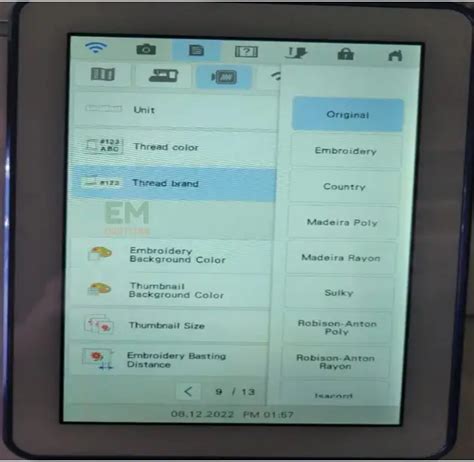 Machine Embroidery Thread Color Chart 的图像结果