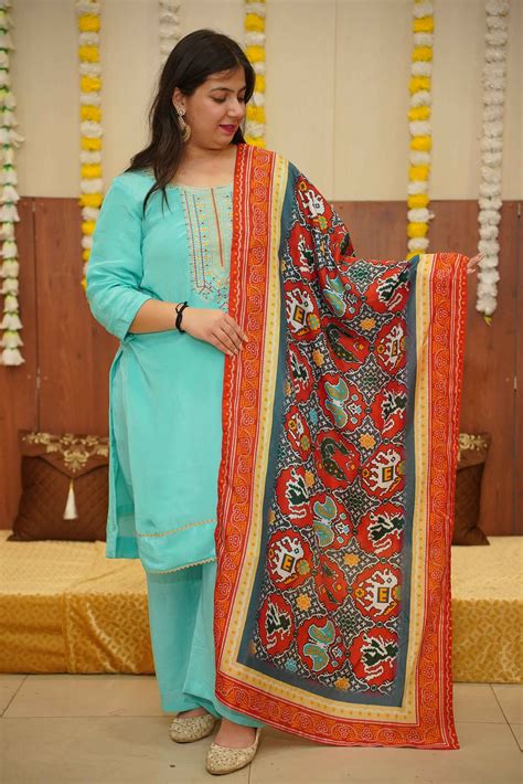 Buy Plus Size Serene Blue Silk Suit Set | Apella - The XS to 10XL Store