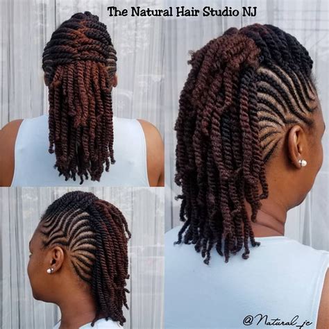 Braided Mohawk With Twist