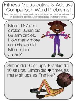 Grade 4 Additive or Multiplicative Comparison Word Problems 的图像结果