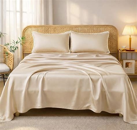 Buy VAS COLLECTIONS Satin Bedsheet King Size (108 x 108 Inches) | 300 ...