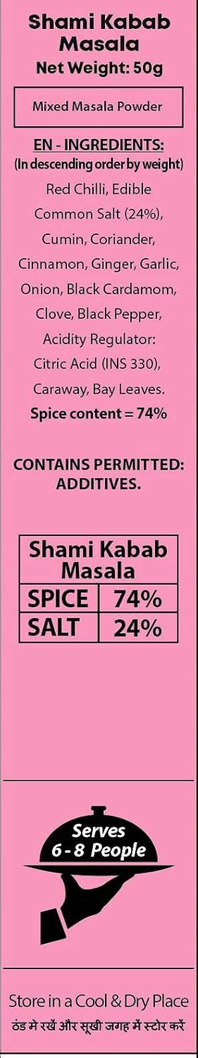 Mehran Shami Kebab Masala 50 g – Authentic Spice Blend for Shami Kebab ...