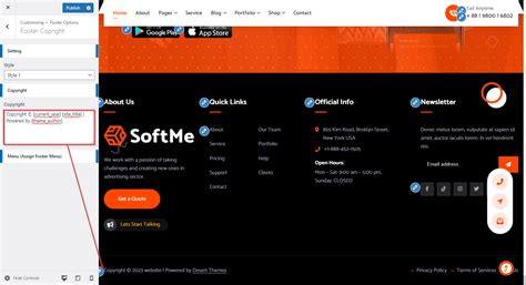 Image result for Copyright Footer Example