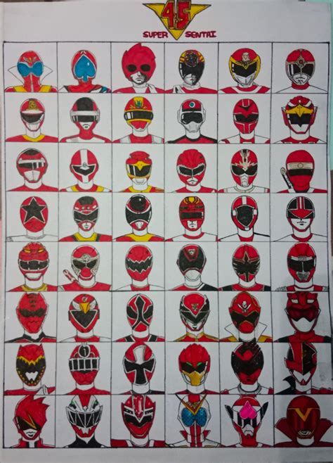 HER3 IT IS !! ALL THE RED SENTAI !! #supersentai #redranger, 45% OFF