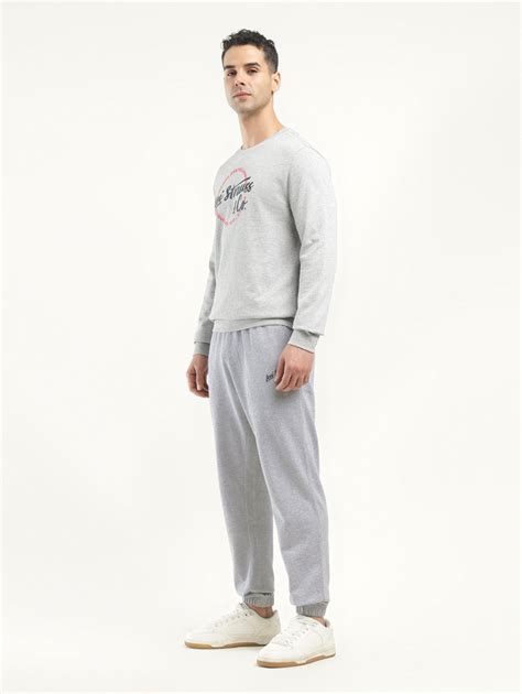 Men's Grey Regular Fit Joggers – Levis India Store