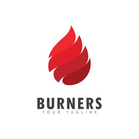 Flame Fire Vector Logo Template | Premium वेक्टर