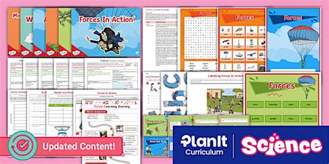 Forces Grade 5 - Engaging Science Worksheets & Activities