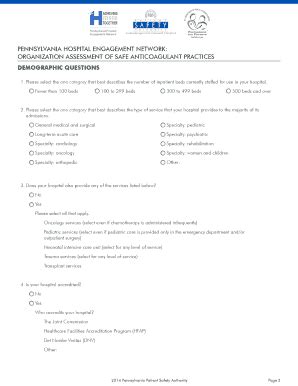 Fillable Online patientsafetyauthority Organization Assessment of Safe ...