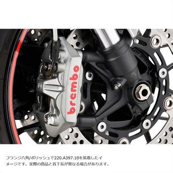CMBF-065P ステンレスキャリパーマウントボルト ポリッシュ CMBF-065P プロトブレンボ フランジ六角タイプ ねじサイズM10 ...