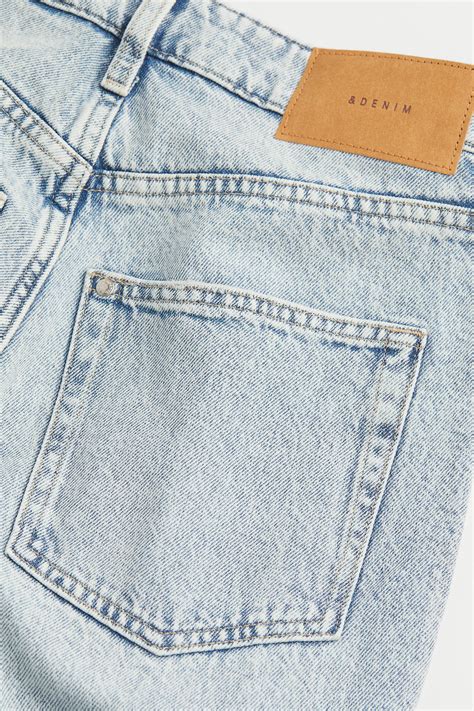 Mom Loose Fit Ultra High Jeans - Light denim blue - Ladies | H&M IN