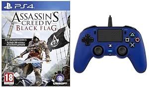 Buy Assassin's Creed IV: Black Flag (PS4)+Nacon Wired Compact ...