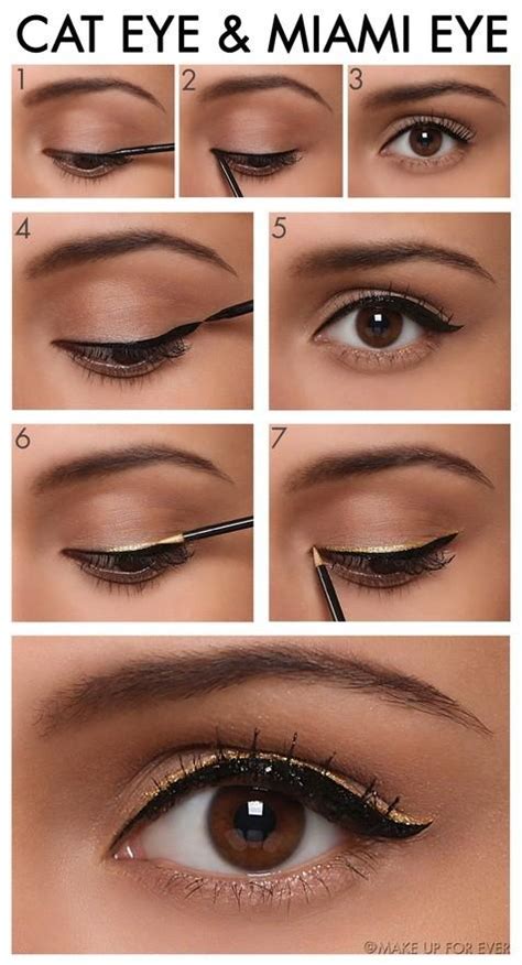 Cat Eye Makeup Tutorial 的图像结果