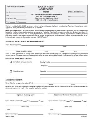 Fillable Online ohrc gentagree form Fax Email Print - pdfFiller