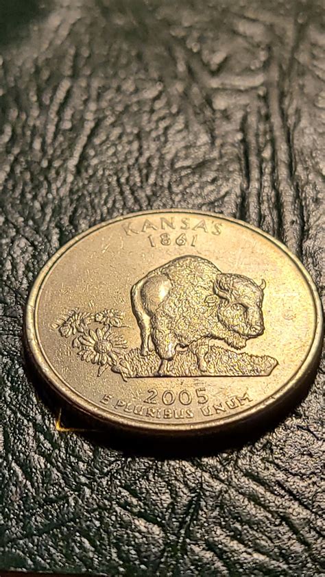 2005 kansas state quarters possible errors on reverse each? | Coin Talk