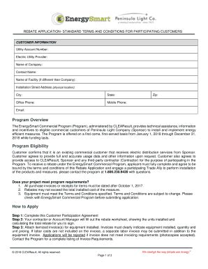 Fillable Online New Construction Hook-ups Peninsula Light Company Fax ...