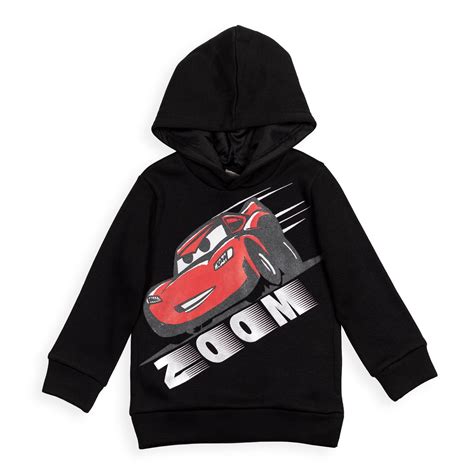 Disney Cars Lightning McQueen Fleece Pullover Hoodie Toddler to Big Kid ...