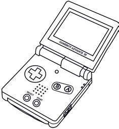 Image result for How to Draw a Gameboy Color