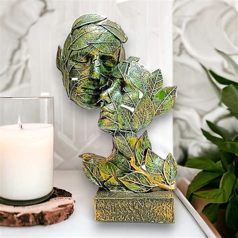 Buy zart 2 Men Home Decor Showpiece(Golden,Silver) Online at Low Prices ...