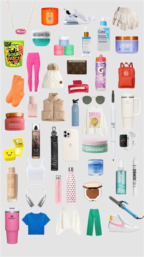 Christmas wishlist ideas! | Preppy basics, Makeup bag essentials, Cute ...
