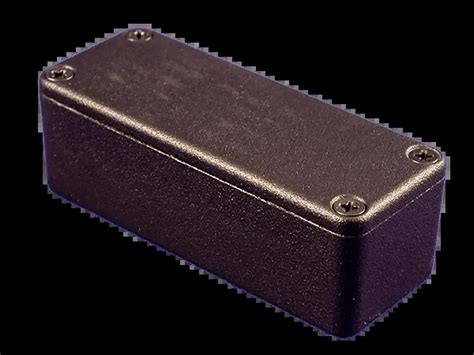 Tube-Town Store - Hammond Diecast 1550ABK - 89 x 35 x 26 mm - BLACK