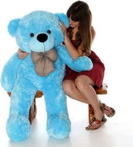 Kissmiss 3 FEET SKY BLUE TEDDY BEAR FOR GIFT .. R 301 36 INC - 91 cm ...