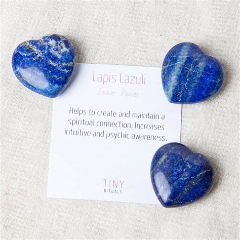 Lapis Lazuli Crystal Mini Heats // Tiny Rituals