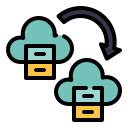 Data migration Icons & Symbols