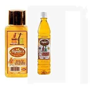 Topale's Pure Wooden Cold Pressed Almond Oil 50 ml and Flaxseed Oil ...
