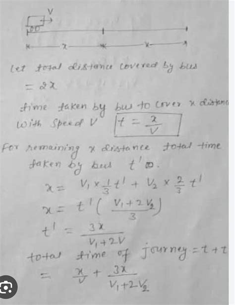 Q18. 3 A bus travels th of total distance with speed u, rd of total ...