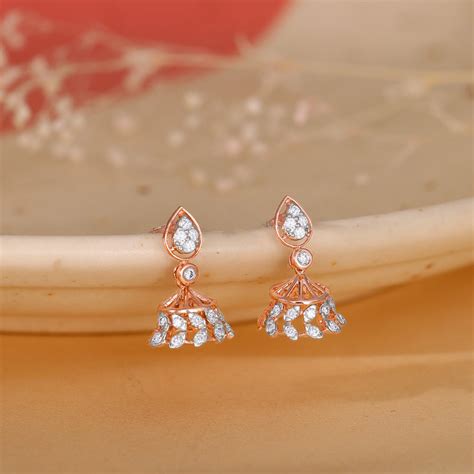 Shop Gold and Lab Diamond Earrings for Women Online | GIVA Jewellery ...