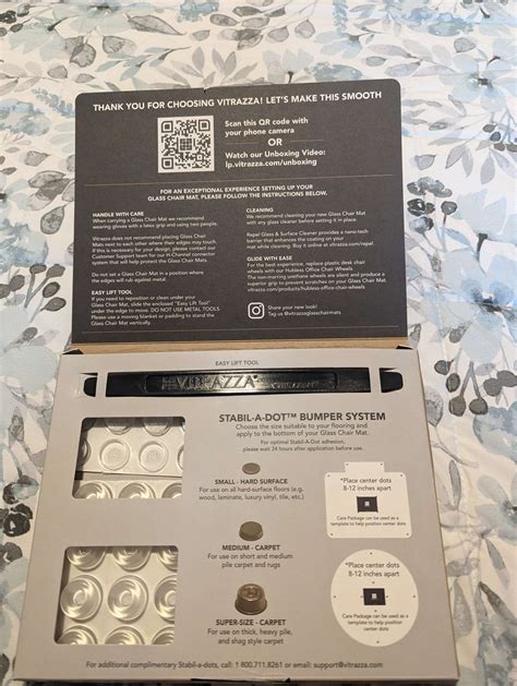 Vitrazza Collegiate Glass Chair Mat review - silky smooth seating - The ...