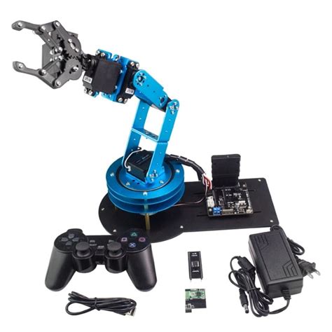 Probots 6-dof-programming-robotic-arm-with-ps2-handle-controller ...