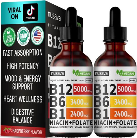 Amazon.com: VITBOOST Vegan Liquid B-12 Drops – 60 x 5000 mcg Extra ...