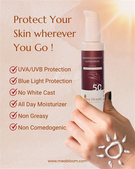 Barrier Protect Sunscreen SPF50 PA+++ I Protect I Soothe I Nourish ...